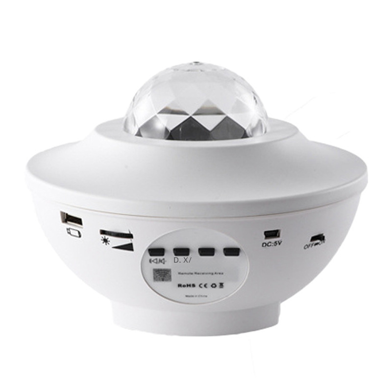 Bluetooth Music Rotating Star Projector Night Light